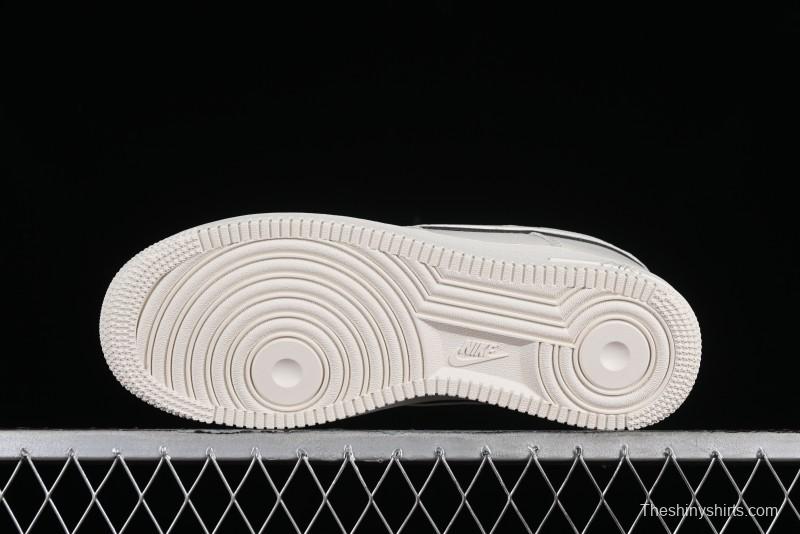 Nike Air Force 1 '07 Low Classic Black Mini Swoosh Starry Sky Casual Sneakers - MJ0319-021