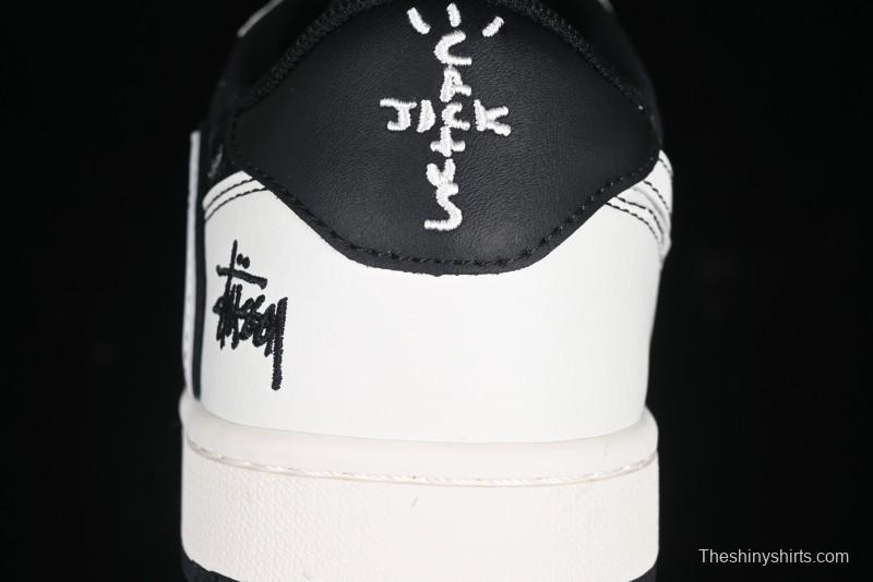 Nike Travis Scott x Fragment Design x Air Jordan 1 Low OG SP AJ1 Low Top Casual Sneakers - SJ2068-121