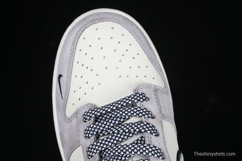 Nike SB Dunk Low MLB Collaboration Embroidered Blue Logo Anniversary Custom Low-Top Casual Skate Shoes - DJ2024-092