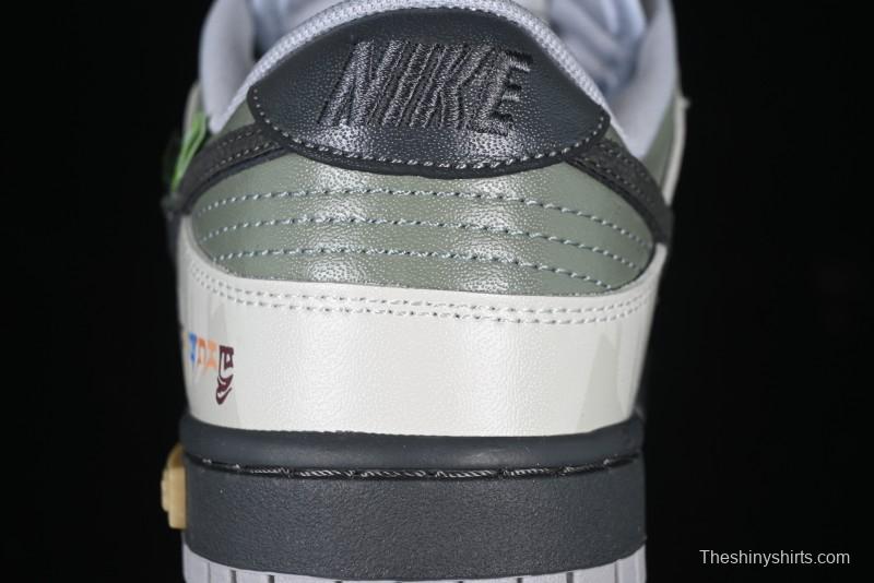 Nike Dunk Retro Low-Top Casual Sneakers with Panda Mischief Mountain Theme - DD1391-103
