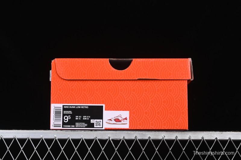 Nike SB Dunk Low Year of the Snake Series - Lace-Up Red Hook Anniversary High-End Custom Low-Top Casual Skate Shoes - YX5066-266