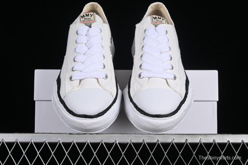 Wayne Original Sole Leather Low Sneaker with Deconstructed Ice Cream Sole - W.E5