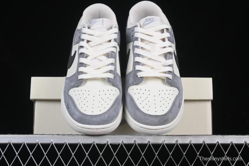 Nike SB Dunk Low The North Face Collaboration Beige Grey Double Swoosh Anniversary Custom Low-Top Casual Skate Shoes - DJ2024-067