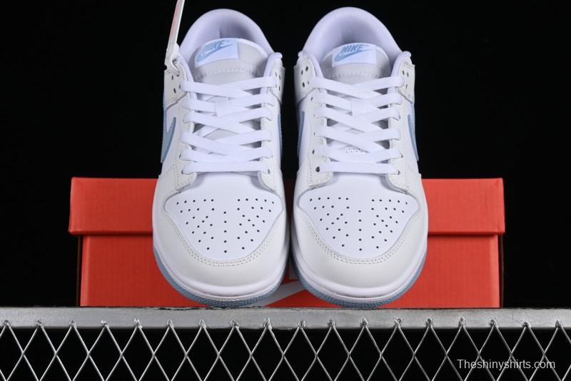 Nike SB Dunk Low Light Blue White Skateboarding Shoes - DV0831-109