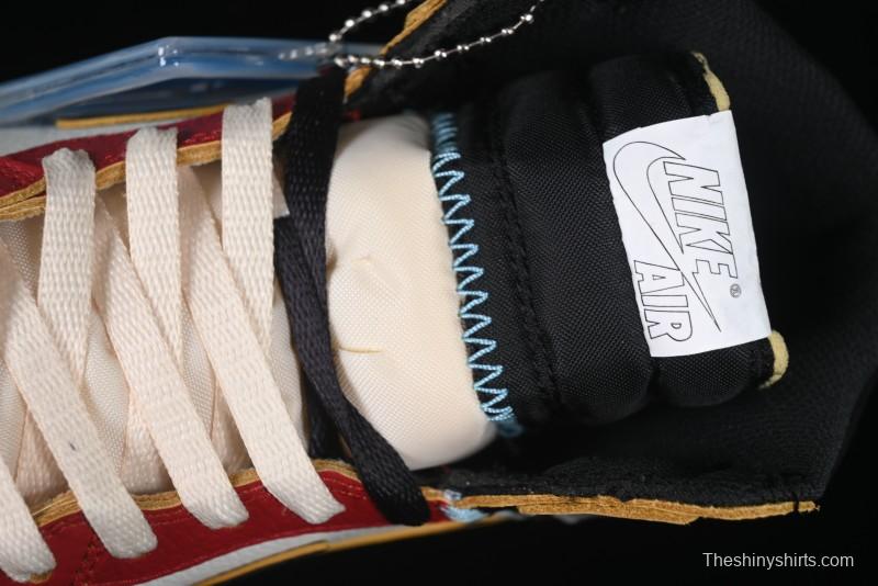 Nike Union x Air Jordan 1 Retro High Basketball Shoes Shadow Chicago - HV8563-600