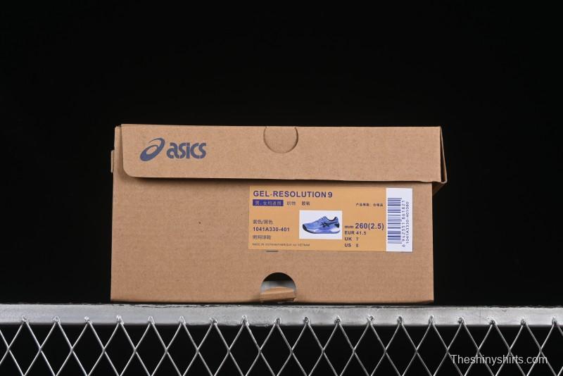 Asics Gel-Resolution 9 Retro Breathable Cushioned Casual Running Shoes - 1041A330-401