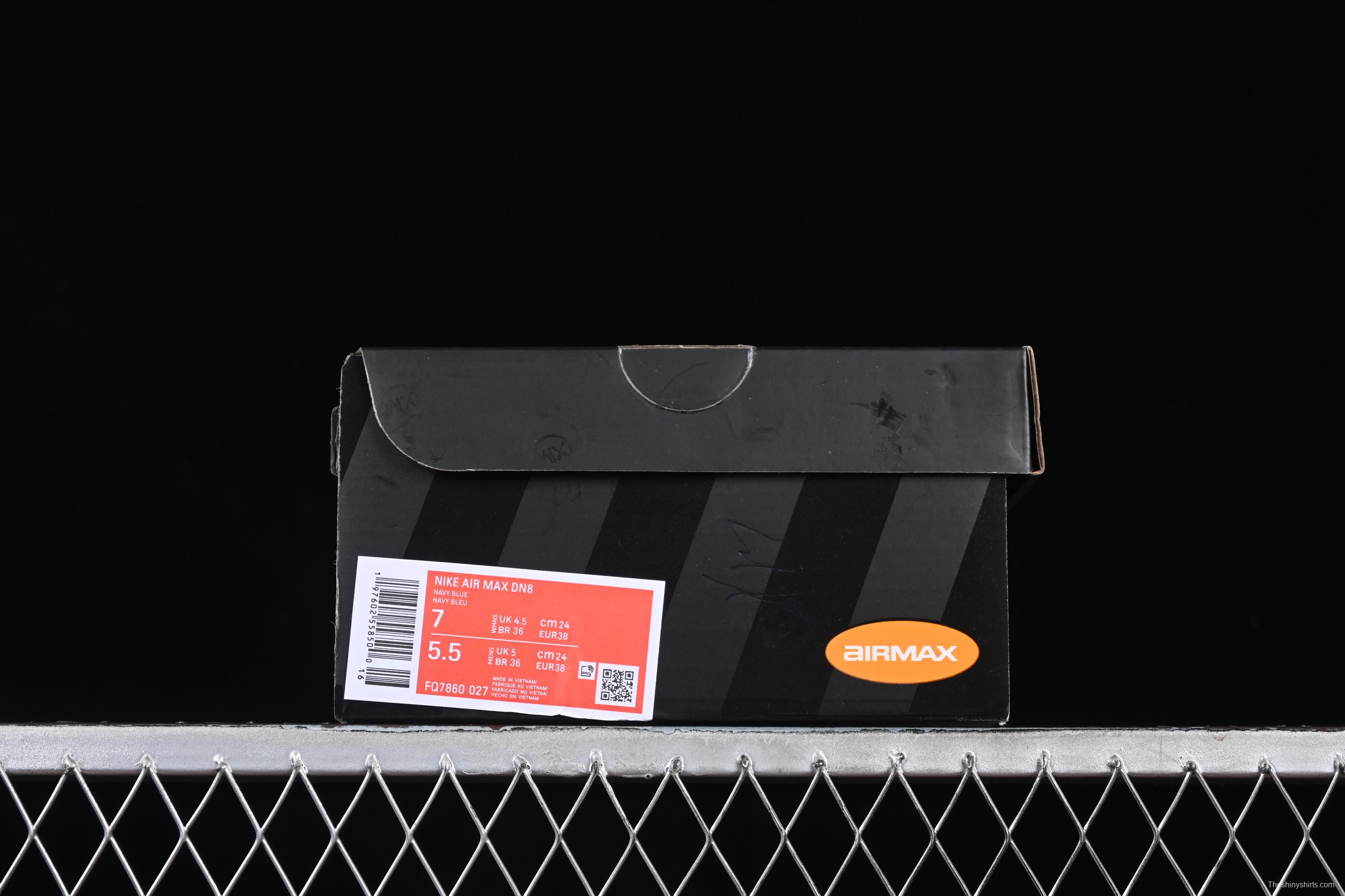 Nike Air Max Dn8 Running Shoes with Dynamic Air Cushion Technology - FQ7860-027