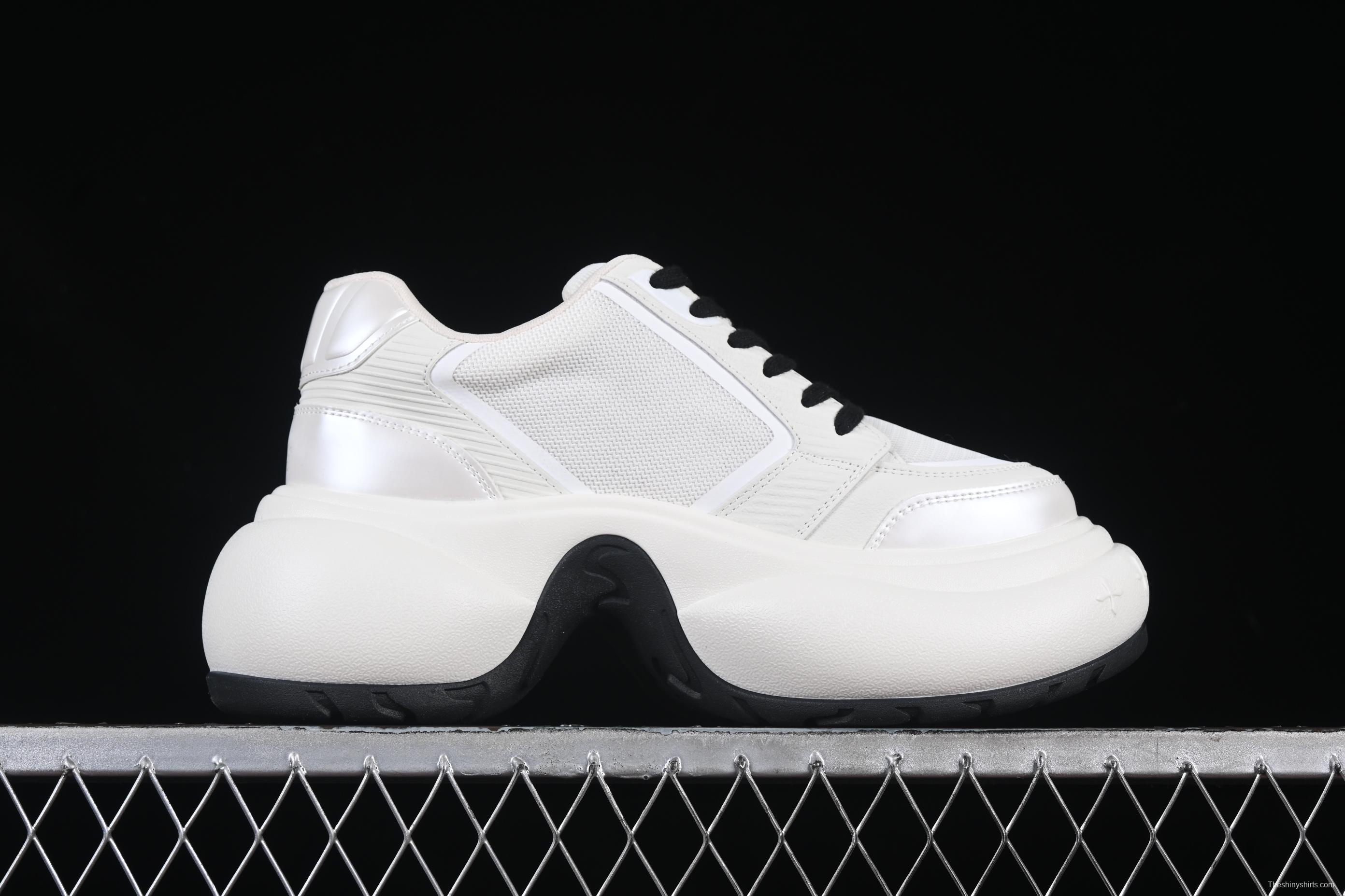 SMFK FUTURE RIPPLE Low-Top Fashion Sports Lifestyle Casual Shoes in White - AJD4