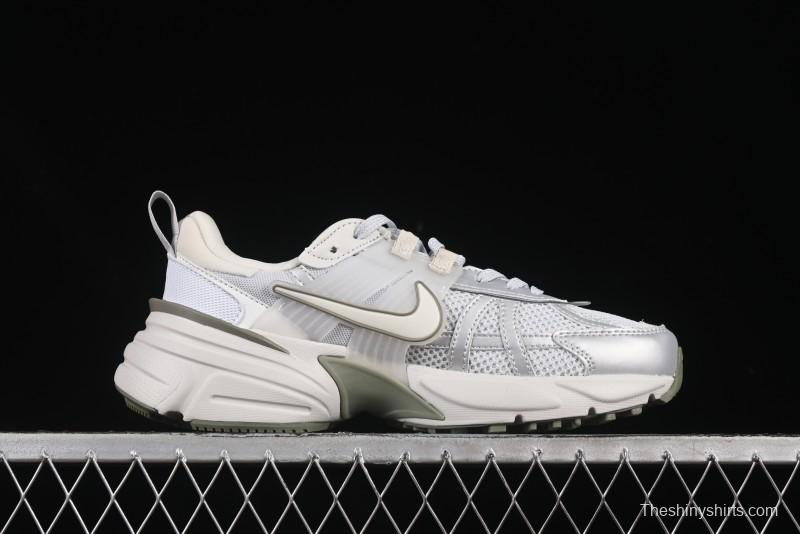 Nike Runtekk V2K Retro Low-Top Running Shoes with Cushlon Foam Midsole - FD0736-006