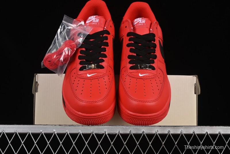 Nike Air Force 1'07 Low Watermelon Red Casual Sneakers with Full-Length Air Cushion - FD7039-600