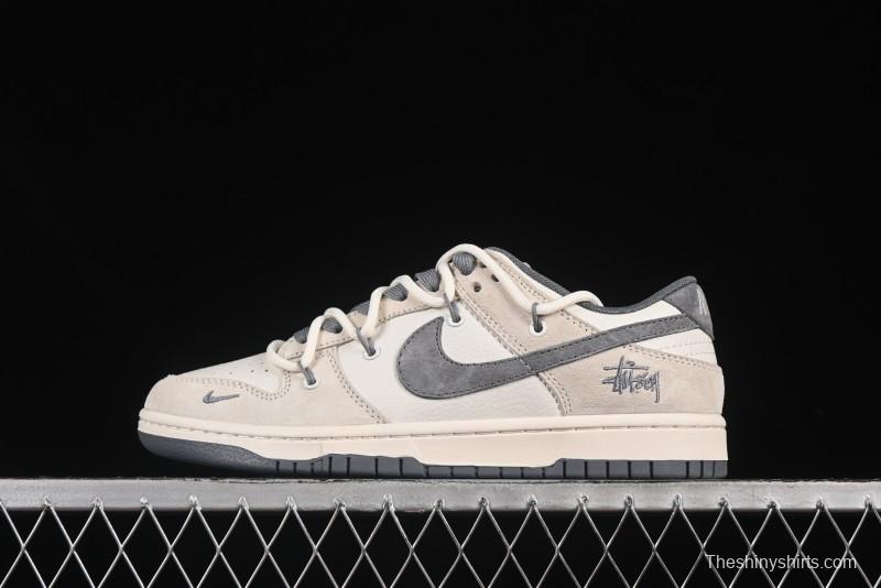 Nike SB Dunk Low Stussy Anniversary Edition Customized Low-Top Skate Shoes - DM6868-093