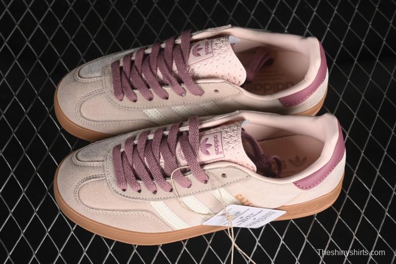 Adidas Originals Gazelle Indoor JR0232 Retro Casual Slip-Resistant Wear-Resistant Low-Top Skate Shoes - JR0232