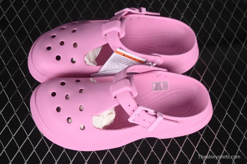 Crocs Mary Jane Classic Simple Casual Beach Clog Sandals - B.D4