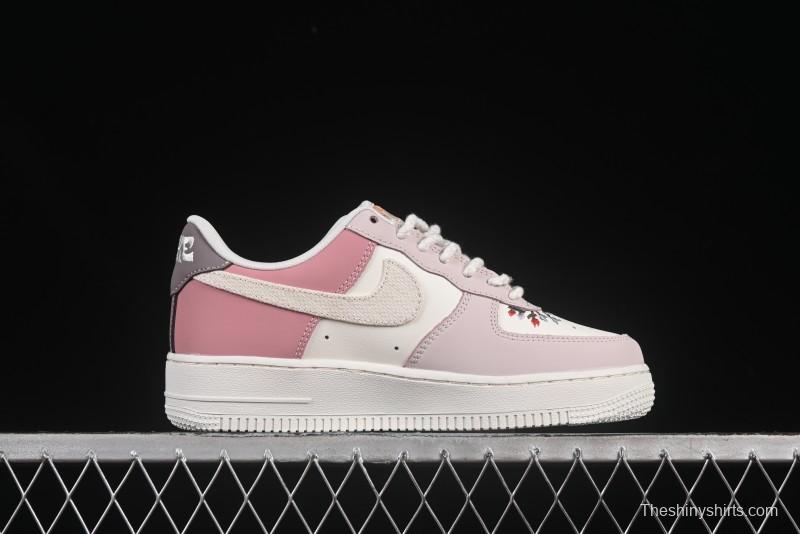 Nike Air Force 1'07 Low Casual Sneakers with Full-Length Air Cushion - IB8874-111