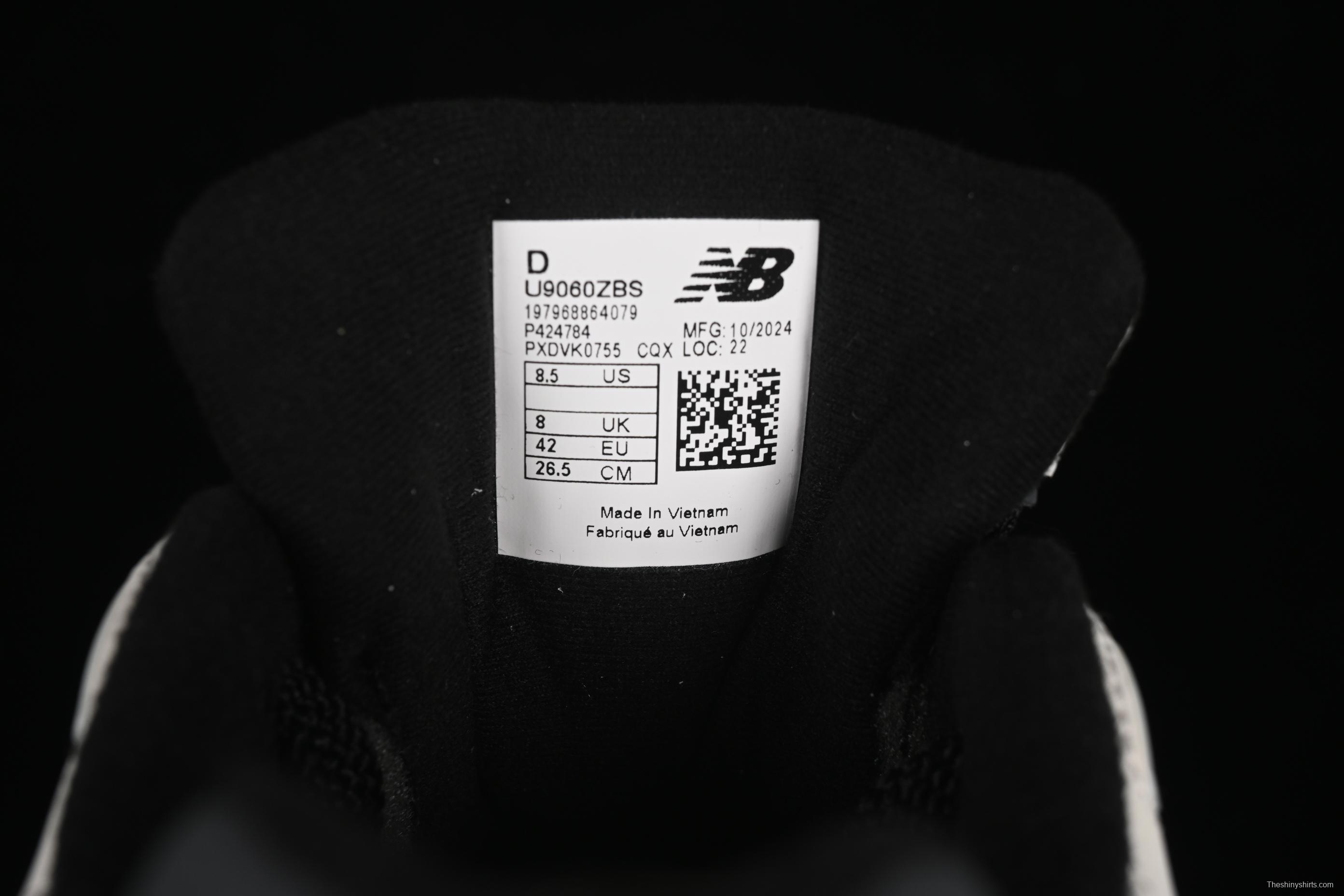 Joe Freshgoods x New Balance 9060 Retro Casual Running Sneakers with ABZORB Cushioning - U9060ZBS