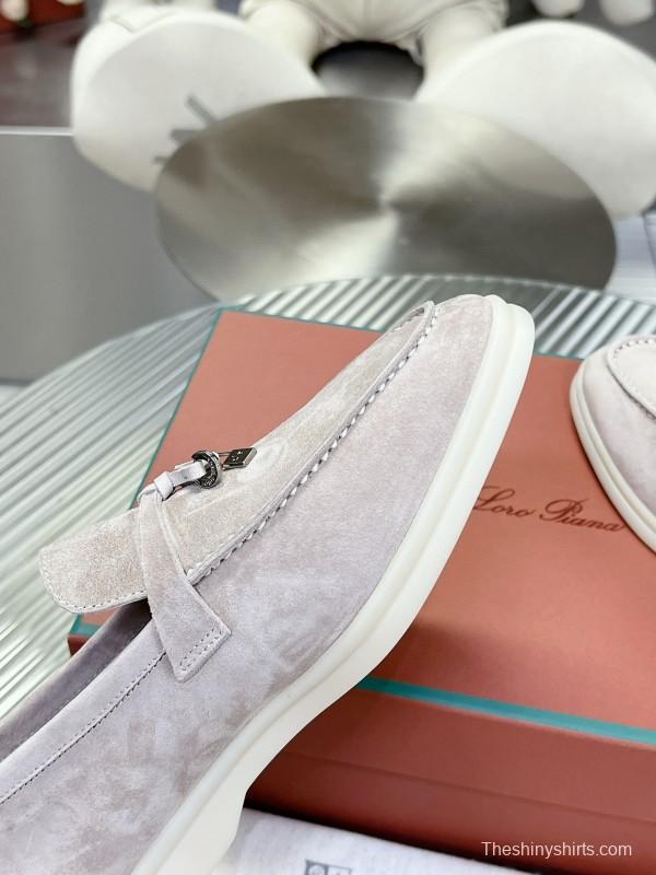 2024 Unisex Le Parmentier Beige Suede Loafers