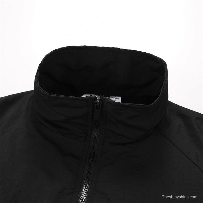 2025 Adidas Original Blue/Brick red/Bright Red/BLACK Full Zipper Windbreaker 4 Colors