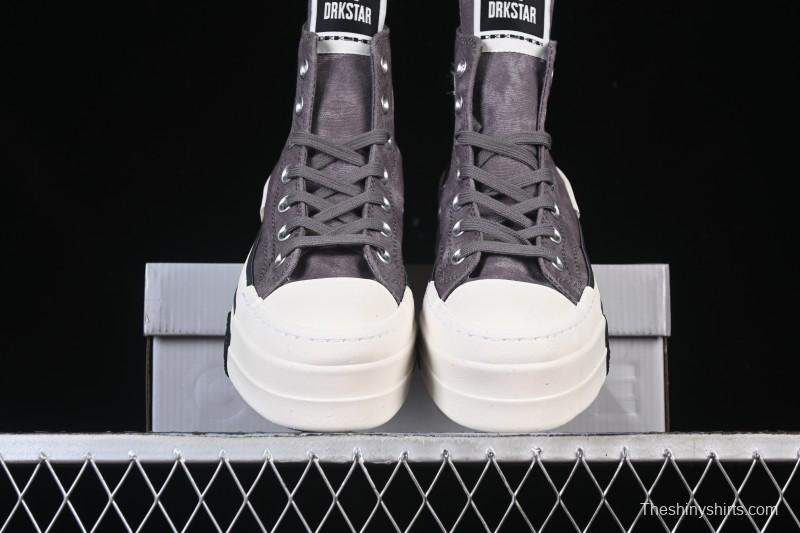 Rick Owens Drkshdw Converse Chuck 70 High Top Platform Canvas Sneakers - A06755C
