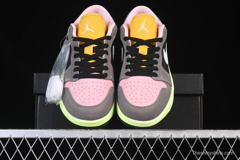 Nike Air Jordan 1 Low Tokyo Bio Hack Casual Sneakers - HQ2010-005