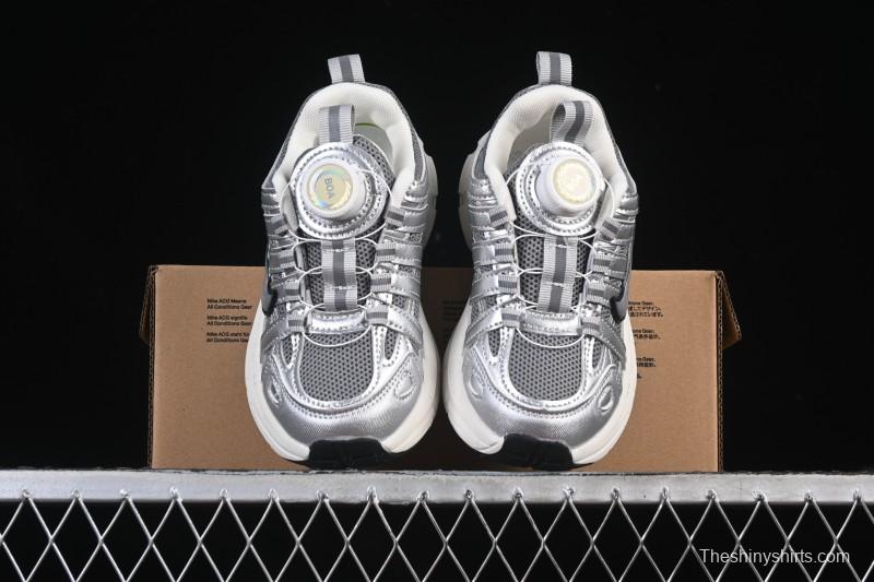 Nike P-6000 Retro Casual Sports Kids Shoes - Silver White Swoosh