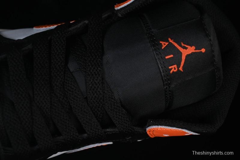 Nike Air Jordan 1 Mid AJ1 Black White Orange - DQ8426-801