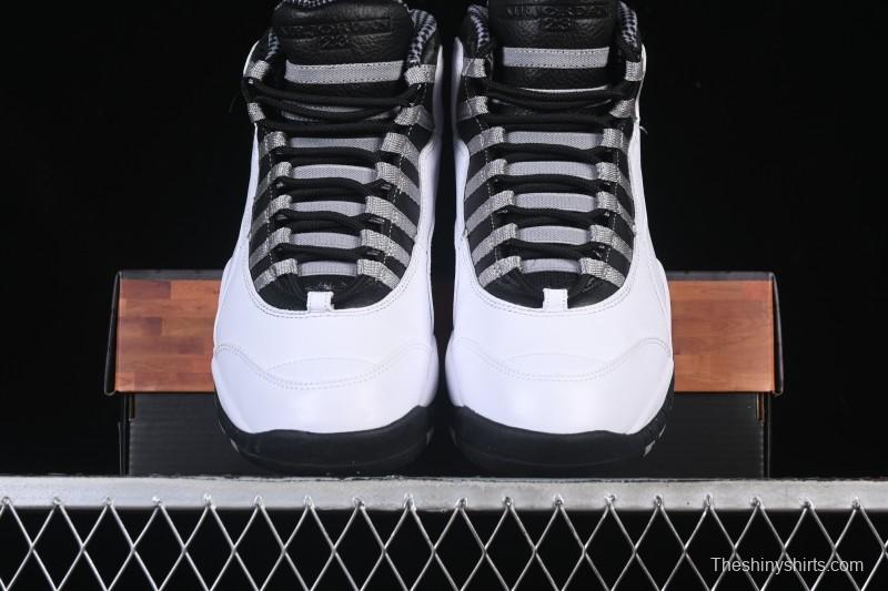 Nike Air Jordan 10 Retro Light Steel Grey Basketball Shoes - HJ6779-104