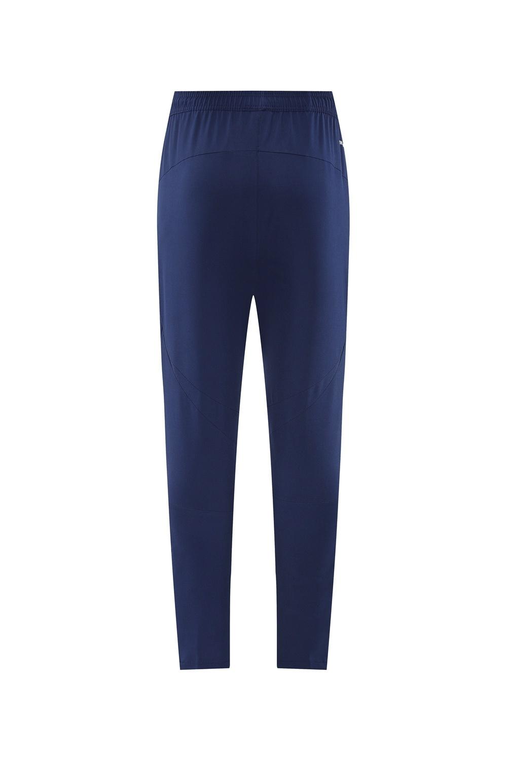 2025 Adidas Royal Blue Half Zipper Jacket+Long Pants S-2XL