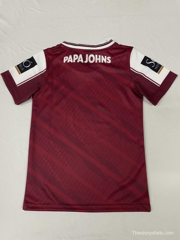 25/26 Galway GAA Maroon with White Stripes Kids Jersey