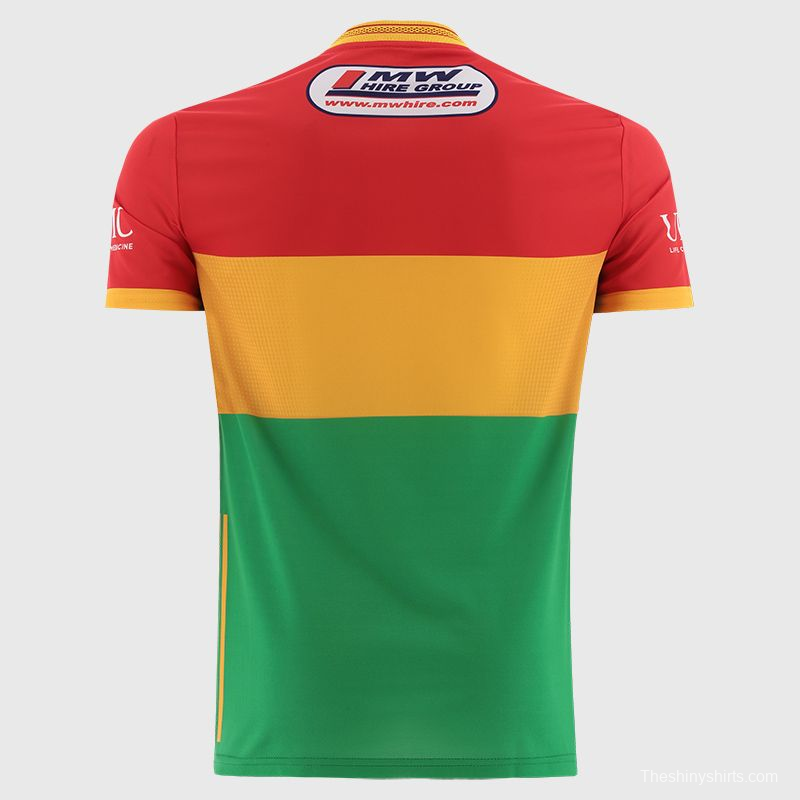 25/26 Carlow GAA Red, Gold and Green Tri-Color Jersey