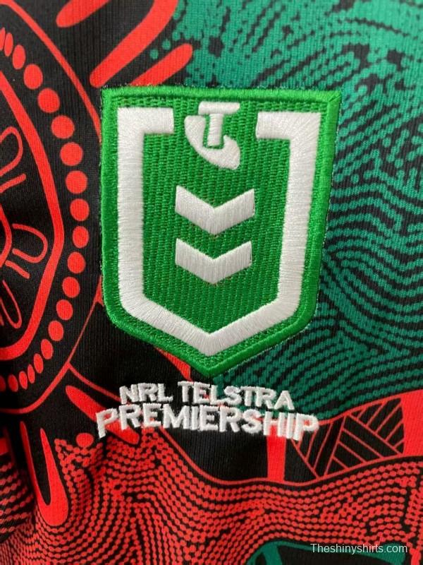25/26 South Sydney Rabbitohs Green and Red with Indigenous Art Jersey