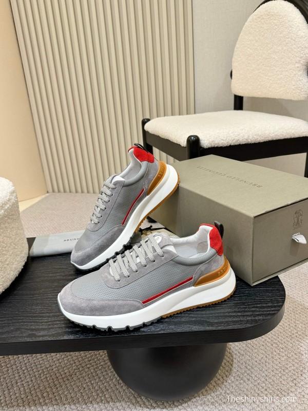 Brunello Cucinelli Casual Sneakers with Seasonal Colors and Retro Design - KFY00320