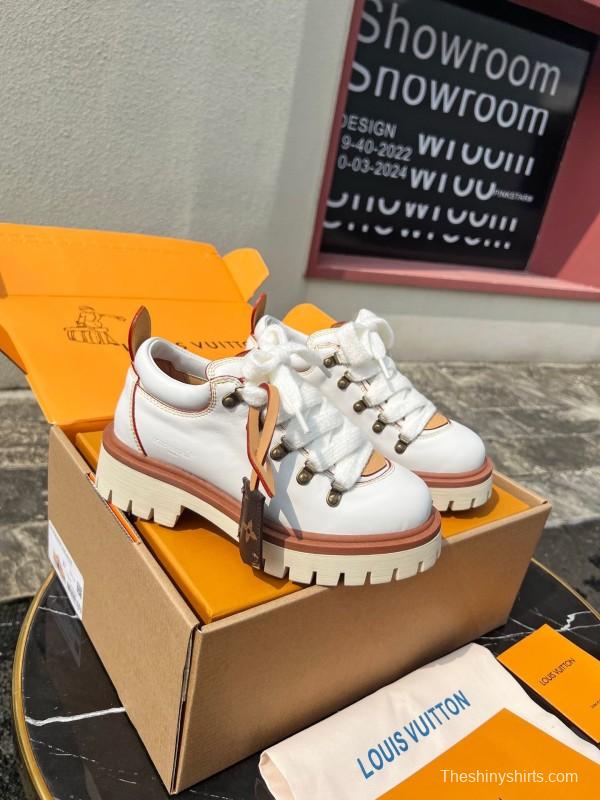 Louis Vuitton REMIX Lace-Up Derby Hiking Shoes - LY00340