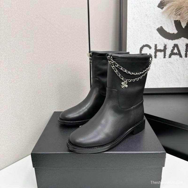Chanel 2025 SS Short Boots Essential Fall Winter Item - LY00420