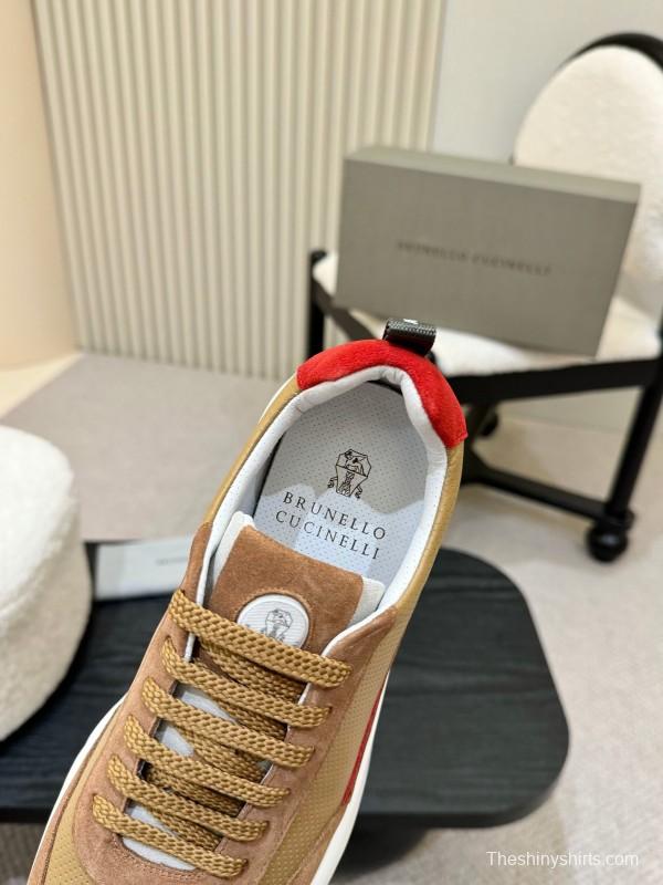 Brunello Cucinelli Casual Sneakers with Seasonal Colors and Leather Lining - KFY00320