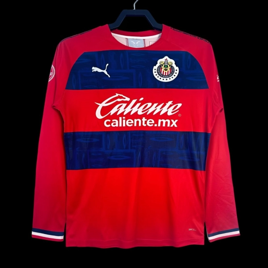 Retro 19/20 Chivas Guadalajara Away Long Sleeve Jersey