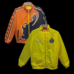 24/25 Porto Orange/Yellow Reversible Windbreaker