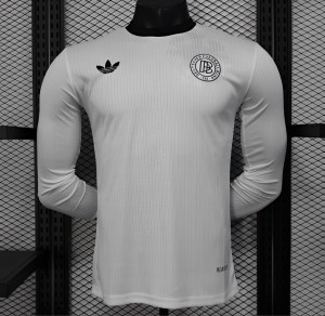 Player Version 2025 Germany Home Long Sleeve 125Th Anniversary Jersey