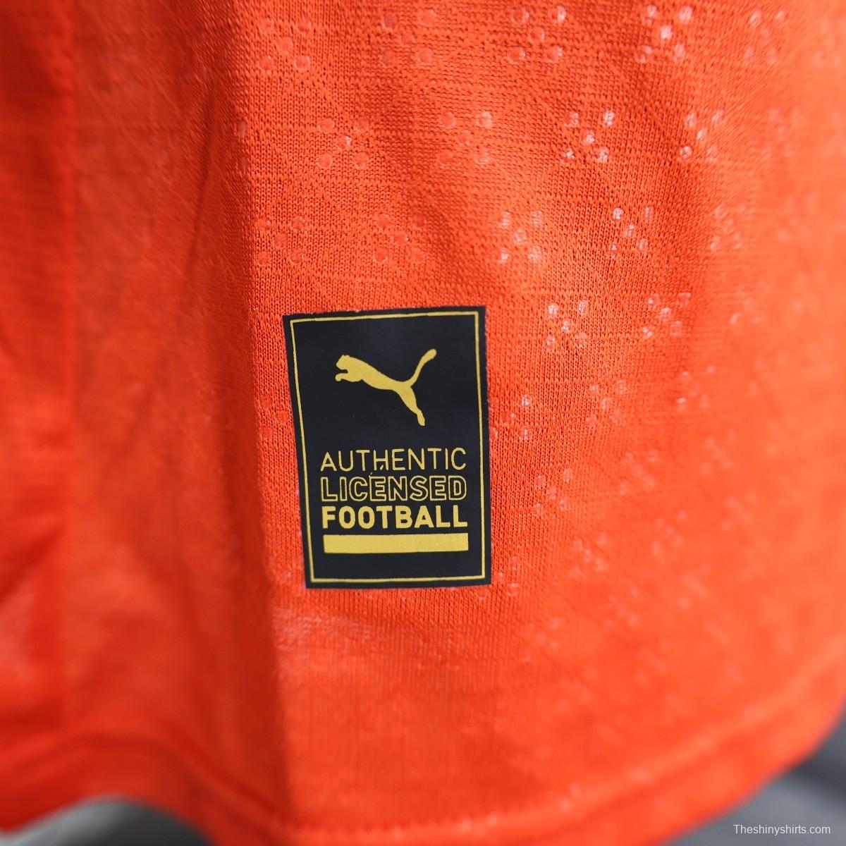 Player Version 2025 Portugal Home Long Sleeve Jersey