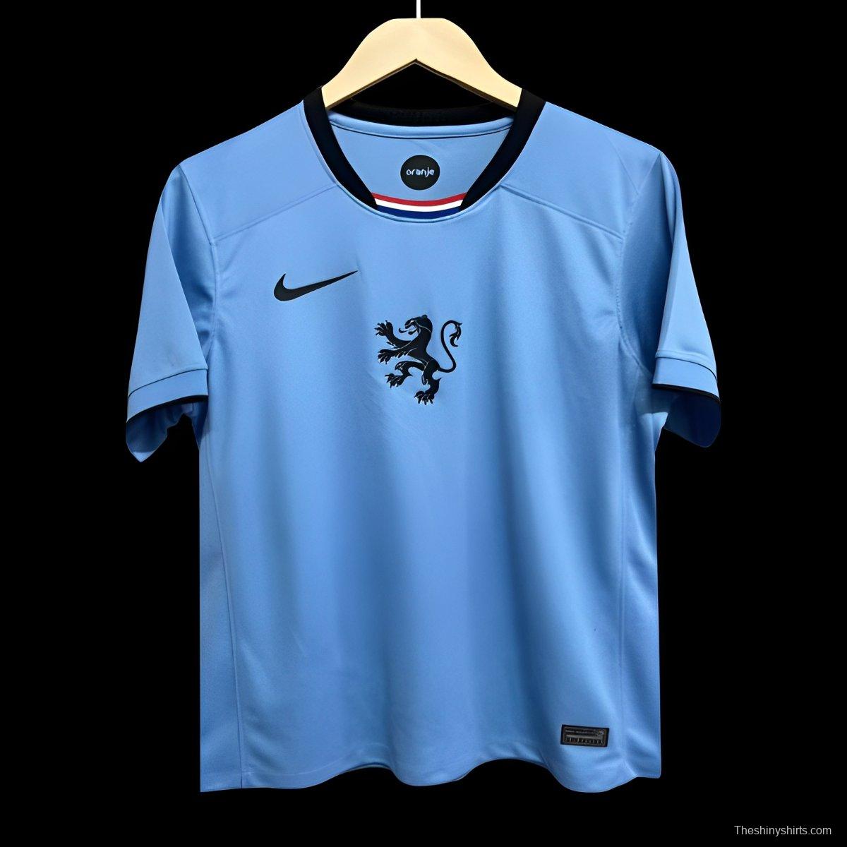 2025 Netherlands Away Blue Jersey