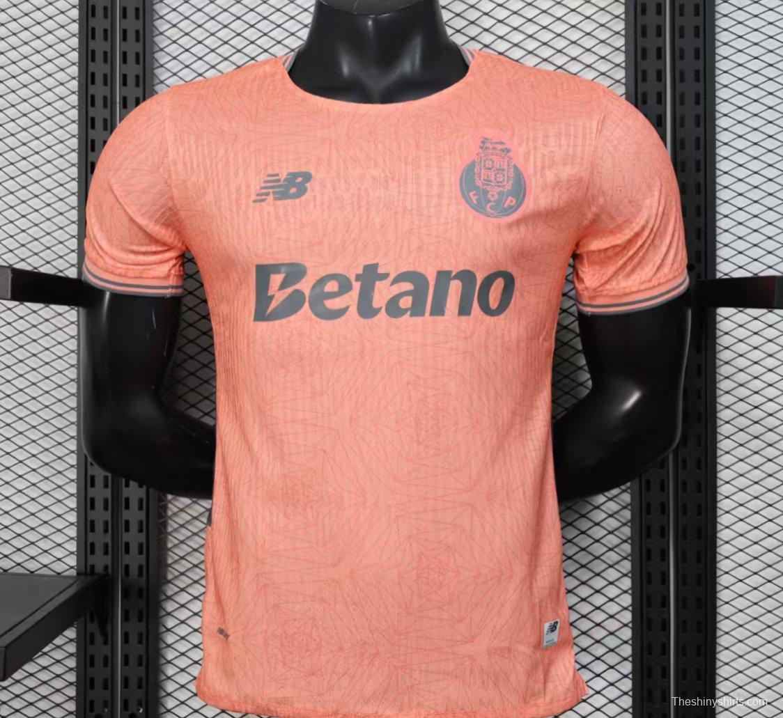 Player Version 25/26 Porto Away Pink Jersey